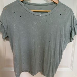 american eagle | light green top